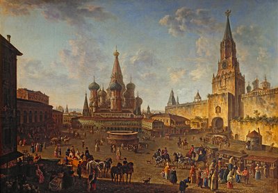 Roter Platz in Moskau von Fyodor Alekseyev